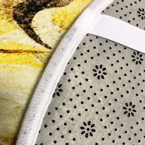 TinaDeer Natürliche weiße Marmor-Textur Badteppich-Set 3-teilig Badvorleger Toilettensitz Dreiteiliges waschbar, 3… – Bild 4