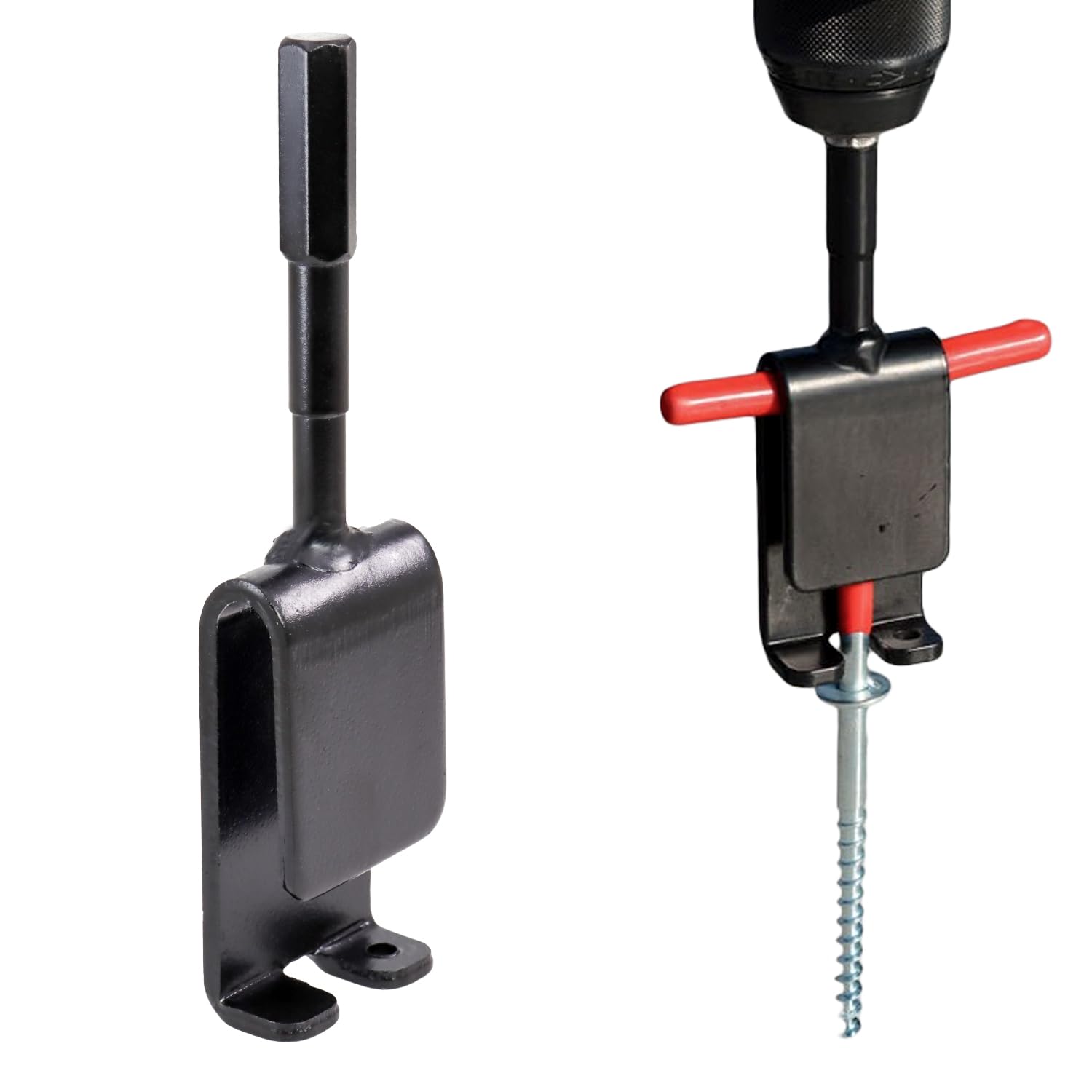 EDOBLUE Ice Anchor Tool - Ice Anchor Drill Adapter Igloo Anchor for Ice Insert Sewing - Ice Shed Anchor for Ice Fishing Tents, Suitable for Ice Fishing Enthusiasts