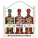 Whoop Ass Hot Sauce Gift Set - In a Wooden Crate! All three Hot Sauce Cowboys are packed into the local saloon and theyre packin heat.