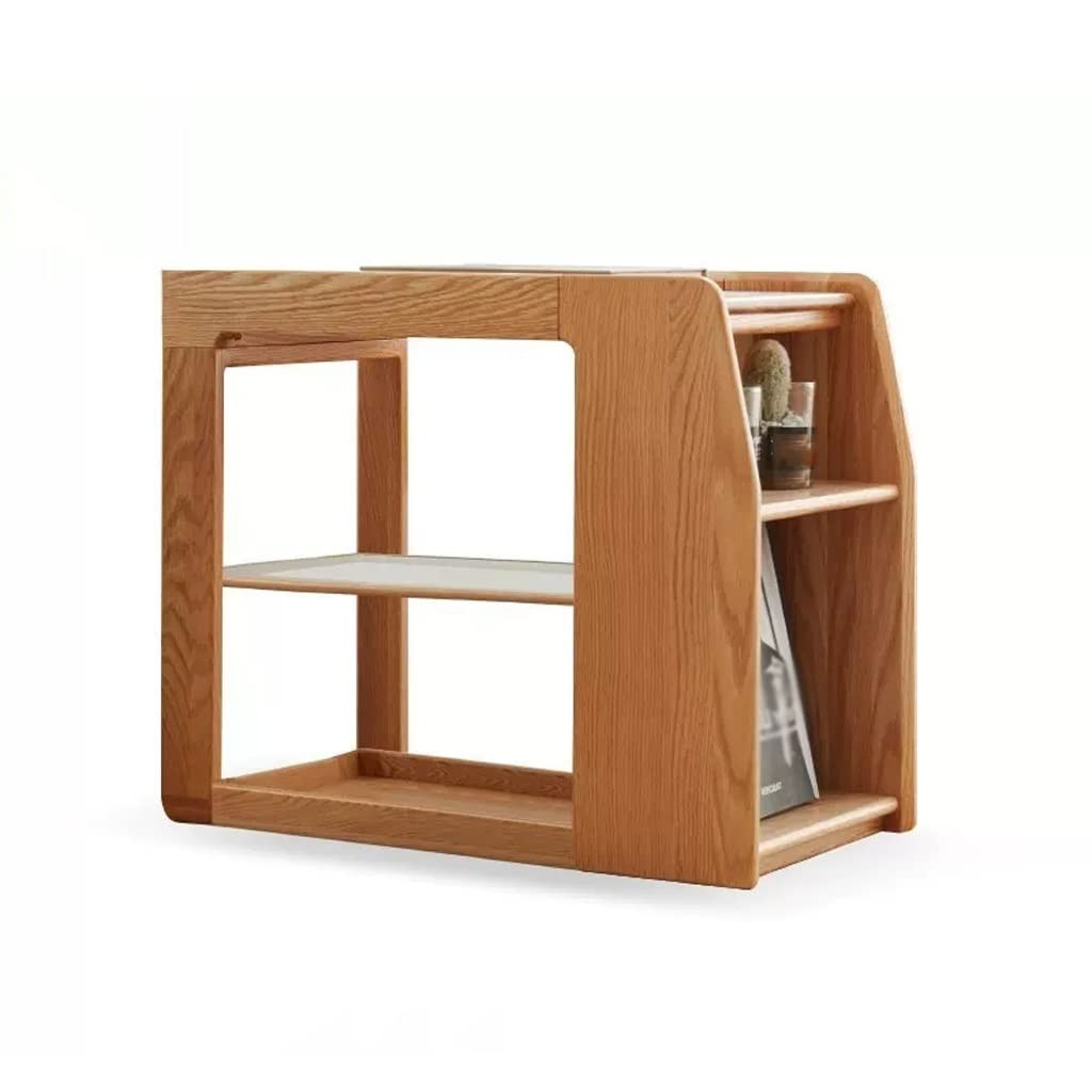 BHGFYXBS Living Room Table Wooden Side Table Sofa Side Cabinet Side Cabinet Living Room Side Table Mobile Small Coffee Table Bedroom Bedside Table Living Room Furniture