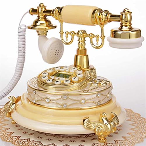 Téléphone antique filaire HJMMWT un chef-d'œuvre de bureau aux finitions soignées