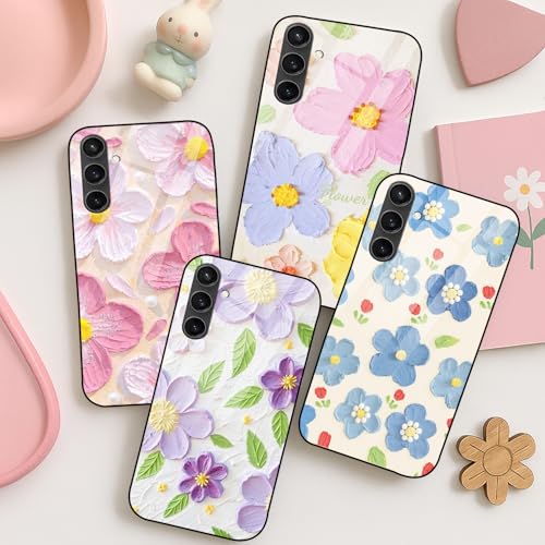 Image of COLORflow Back Cover Compatible with Samsung S23 FE 5G | Whisper of Petals Customized | Shockproof TPU Bumper with Camera Protection Back Cover Compatible with Samsung Galaxy S23 FE 5G