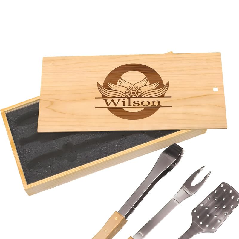 Set Parrillero Personalizado con Caja de Madera miniatura 1