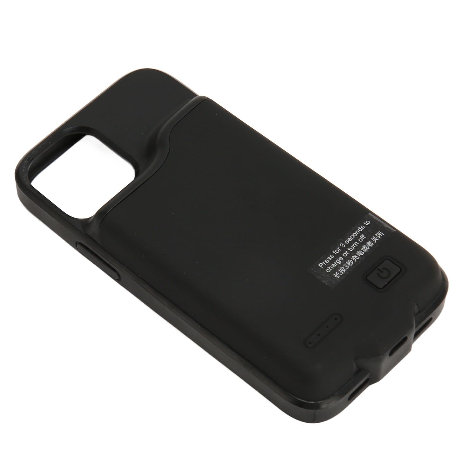 RankomuExtended Battery Charging Case Battery Case for iPhone 12 Mini,  5200mAh Portable Rechargeable Silicone Charging Case, Ultra Thin Protective