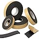 Lumonic 10m EPDM Dichtungsband Selbstklebend 10mm x 1mm I Dichtband für Fenster & Türen I Fensterdichtung, Türdichtung, Gummidichtung zum Kälteschutz