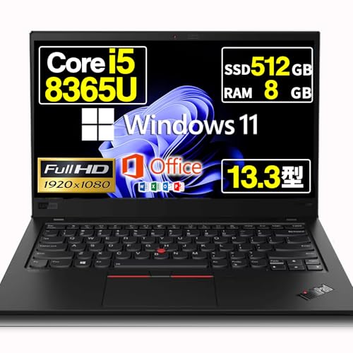 【12ヵ月保証】中古ノートパソコン SSD 第8世代CPU レノボ Lenovo ThinkPad X390(Win10x64)  中古 Core i5-1.6GHz(8365U)/メモリ8GB/SSD256GB/フルHD13.3/Webカメラ [並品] 2019年頃購入 TK 厳選した中古パソコン、中古PCのクオリット Lenovo ThinkPad
