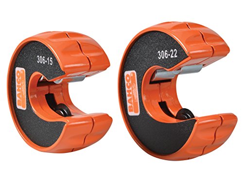 Bahco 306-PACK 2 Piece Tube Cutter Pipe Slice Twin Pack 15 & 22mm