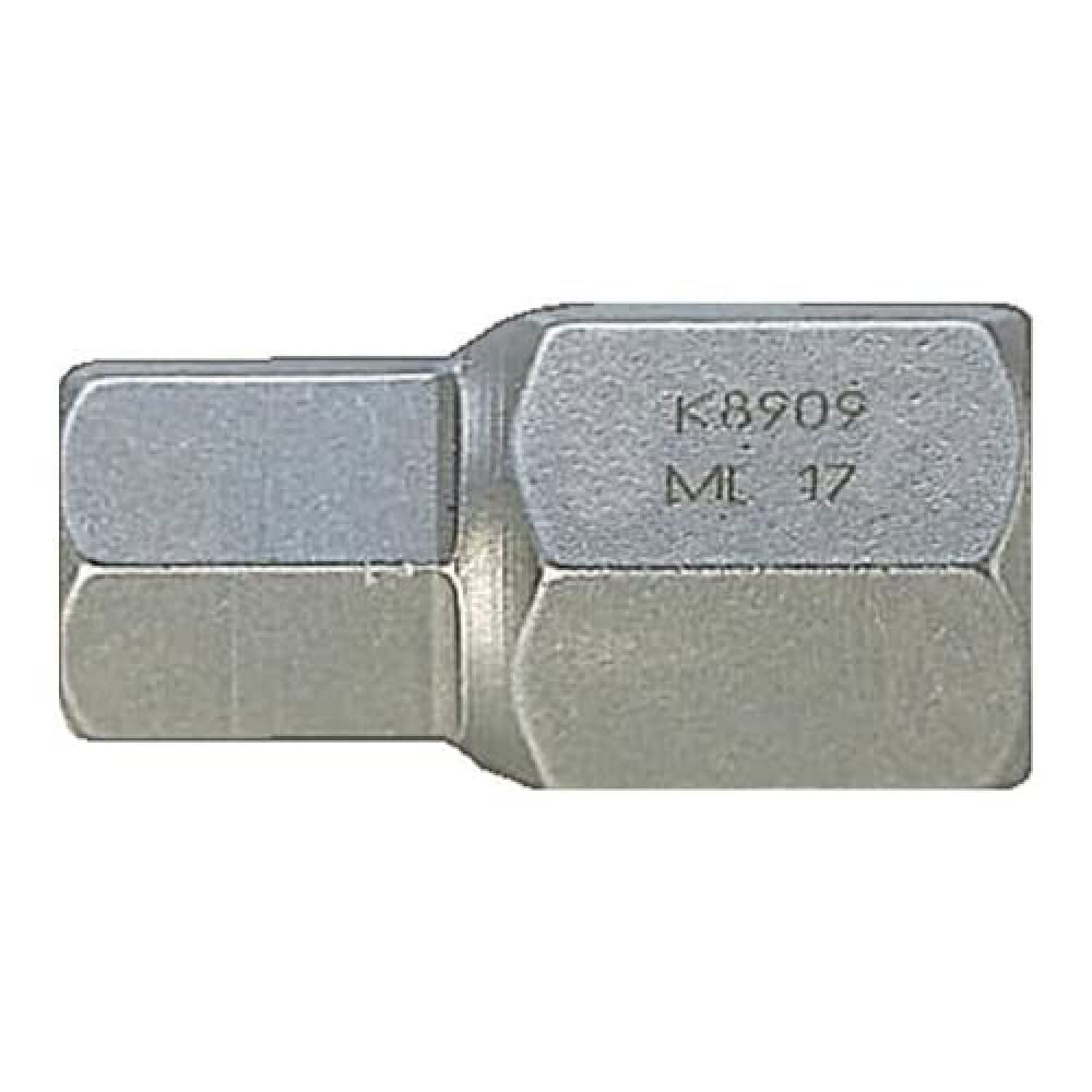 Bahco K9509ML-24 Outside 6 Edge Bit for Inside 6 Edge, Silver, 22, 24 mm