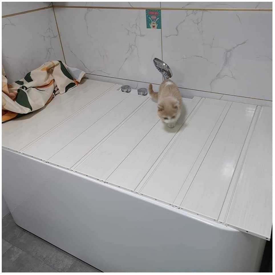 Couverture de baignoire repliable pour transformer votre bain en spa à la maison