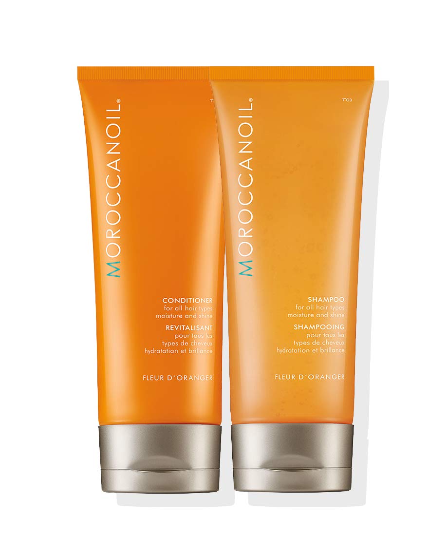 Moroccanoil Moisture & Shine Shampoo and Conditioner Duo, Fleur de Oranger