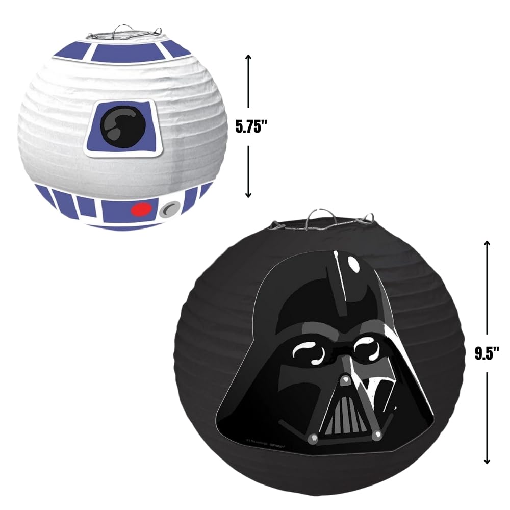 Star Wars Galaxy of Adventures Paper Lanterns with Add-Ons - (5.75