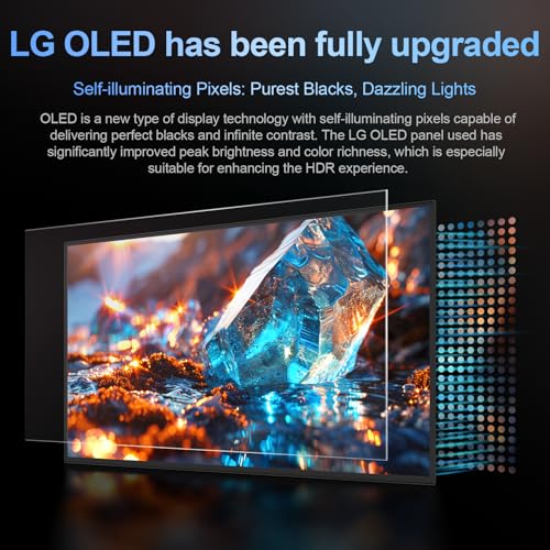 Image of 27 inch OLED Gaming Monitor, 2K QHD(2560x1440), 240Hz, 0.03ms, HDR400 Support, 135% sRGB, Adaptive Sync Height Adjustable,DisplayPort, HDMI, USB, VESA Mountable (R27QD Nightmare)