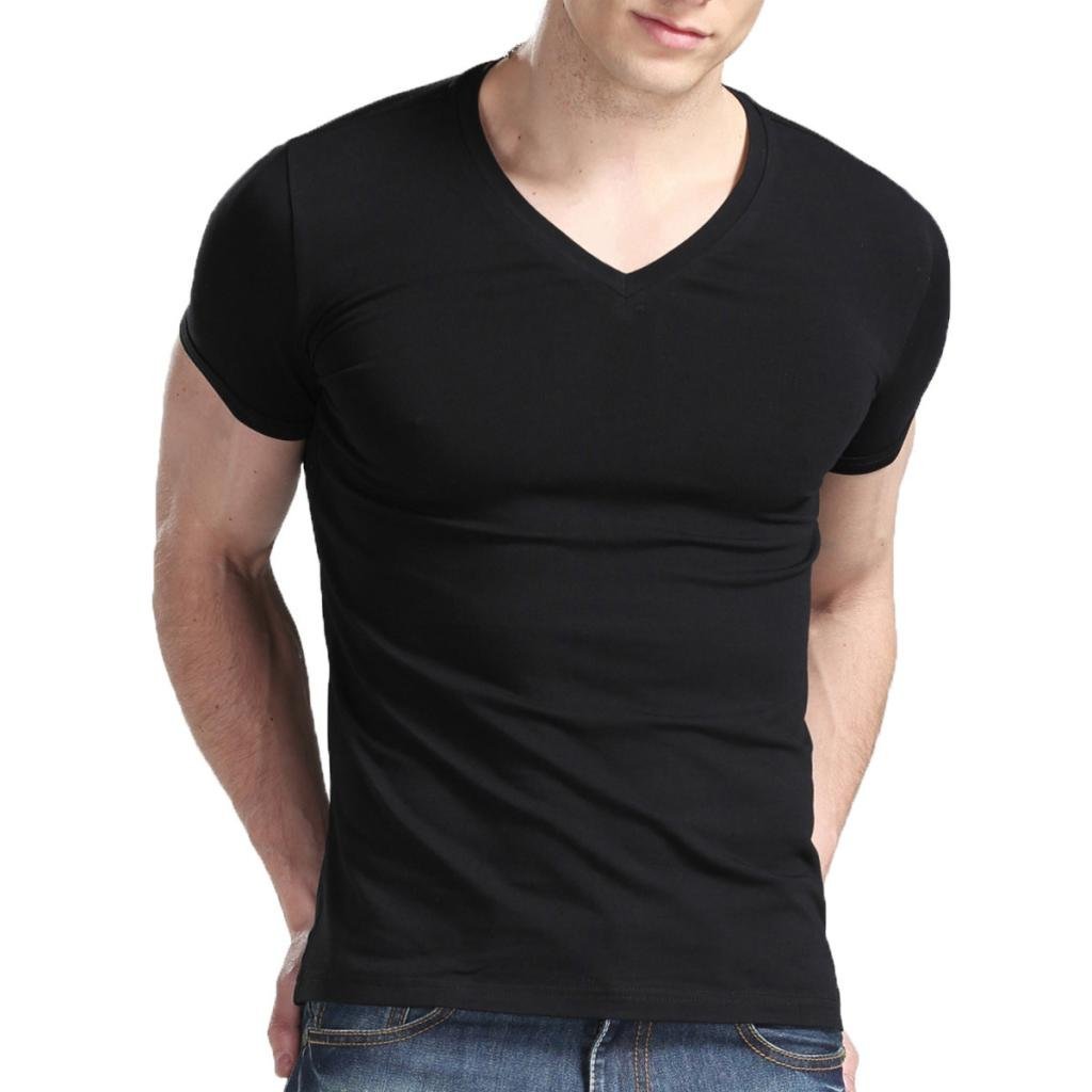 XUDIANShort Sleeves Men T-Shirt Crew-Neck