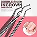 Teenitor Upgraded Pedicure Tools for Feet, Ingrown Toenail File and Lifters, Professional Ingrown Toenail Tool Ingrown Toenail Removal Kit, Black