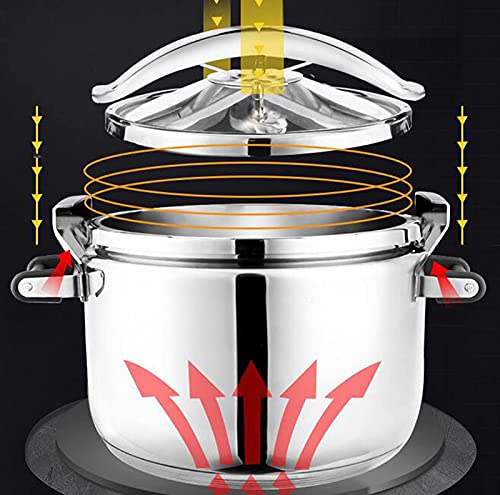 Explosion-Proof-High-Pressure-CookerCommercial-Large-Capacity-Stainless-Steel-High-Pressure-Cooking-Pot-Suitable-for-Gas-Induction-CookerSilver-22L
