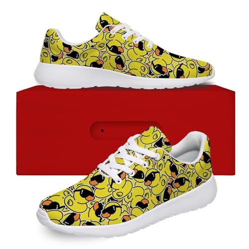 Women's Men's Duck Shoes Running Walking Tennis Shoes Fashion Sneakers2