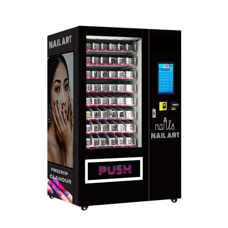 Beauty Product Dispenser – Automatic Cosmetic Vending Machine for Eyelashes, Nails & Lipstick | Luxury Self-Serve Makeup Station for Hotels