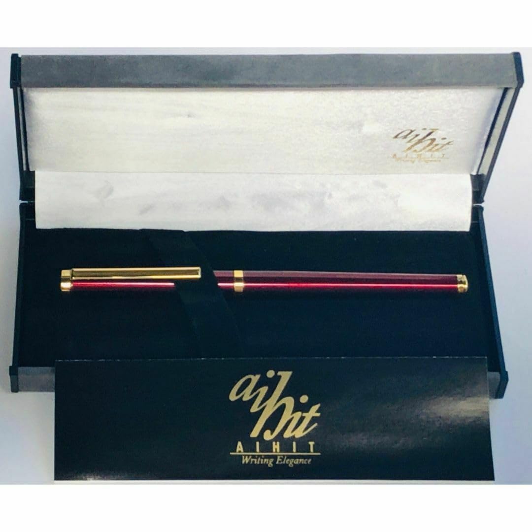 Amazon | ドイツ製 高級万年筆 AIHIT Red | 万年筆 | 文房具・オフィス用品