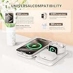 2026 Traveling Portable Wireless Mag-Safe Fast Charging Station,Magnetic 3 in 1 Charger for iPhone 17 16 15 14 13 12 Pro Max Plus,Apple Watch Series & Air pods 4 3 2 Pro-Gifts for Family - Image 2