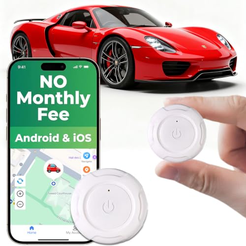 GPS Tracker for Vehicles,Car GPS Tracker Portable Realtime Magnetic GPS Tracking Device,Full Global Coverage Location Tracker for Kids,Dogs,Trucks/Person,No Subscription Required/No Monthly Fee