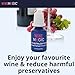 Wine Sulfite Remover by Wine Magic – Wine Purifier Drops (For Red & White Wine and Any Alcohol Containing Sulfites) – Perfect Alternative to a Wine Sulfite Filter