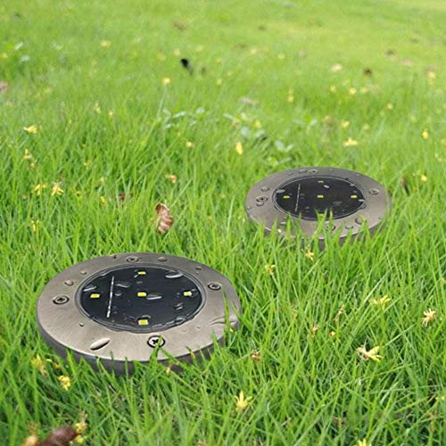 DAMIGRAM 4 Pezzi Luce Sepolta Solare LED Lampada