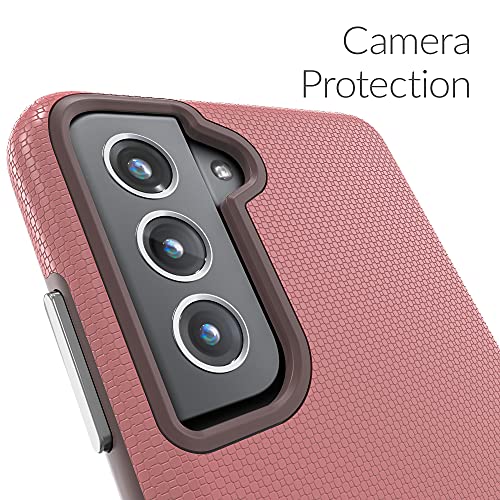 Image of Crave for Galaxy S21 FE Case, Shockproof Protection Dual Layer for Samsung Galaxy S21 FE 5G (6.4 inch) - Berry