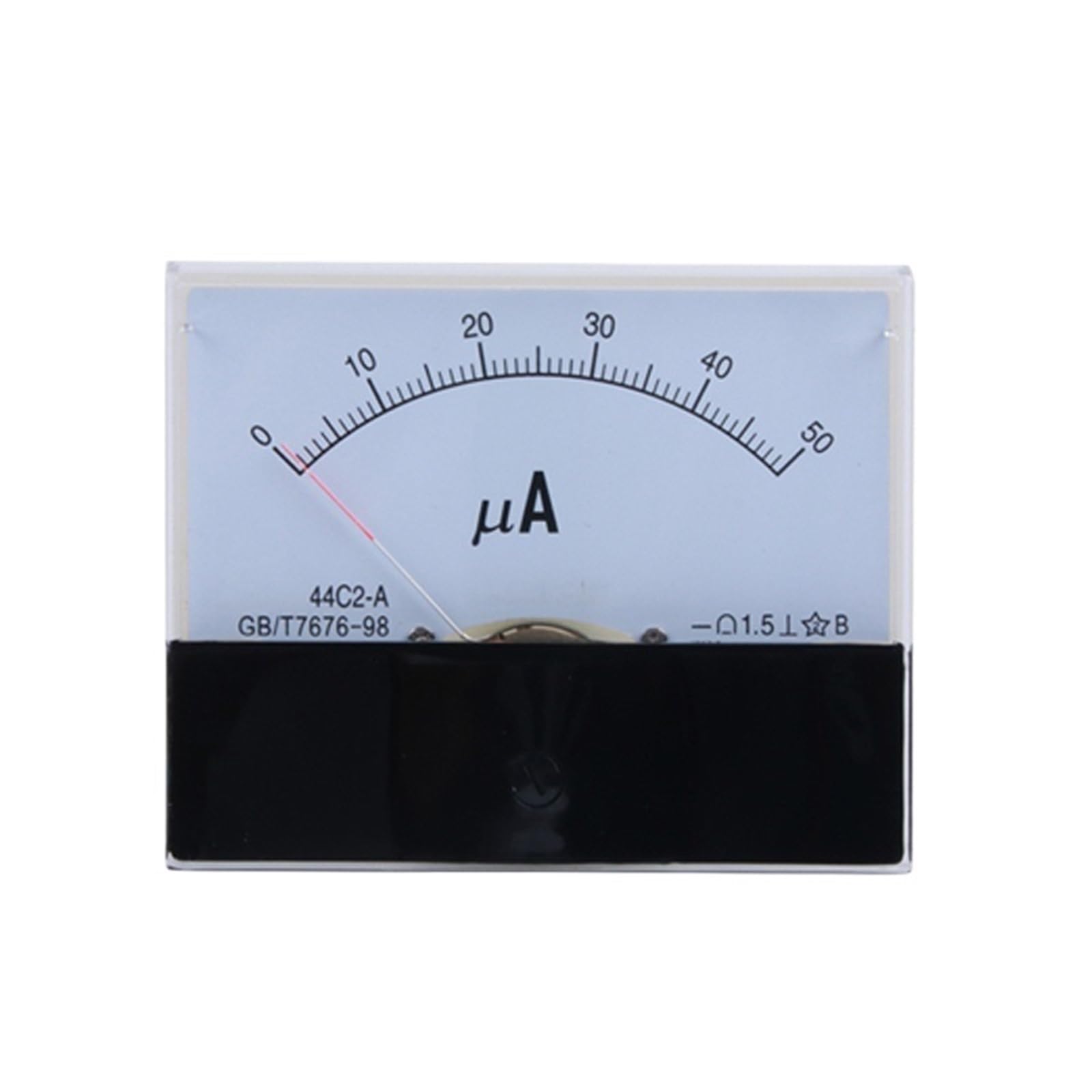 Indicateur de courant 44C2-A DC 100uA avec boîtier robuste et aiguille précise