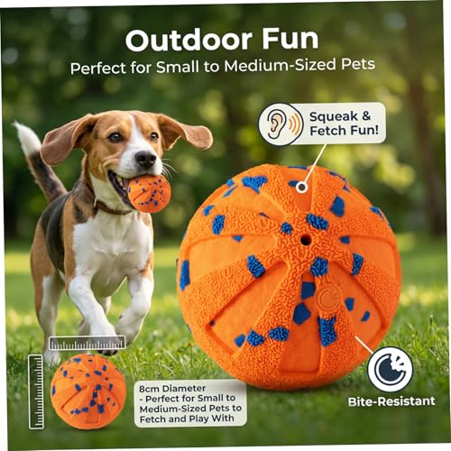 Jouet interactif pour chien orange idéal lors de vos absences
