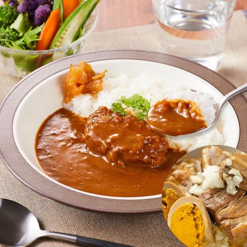 飛騨牛ハンバーグカレー 200g×6袋&豚の角煮180g×6袋 | 飛騨牛 ハンバーグ 角煮 肉 豚肉 グルメ 常温保存 飛騨高山牧場
