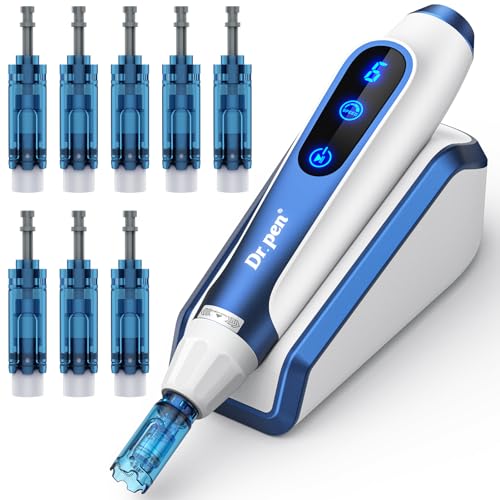 Microneedle Roller Pen Dr Pen A11 for Home Use - Microneeding Derma Roller Pen for Women Men - Micro Needle Roller Pen for Skin Tools-0.25mm