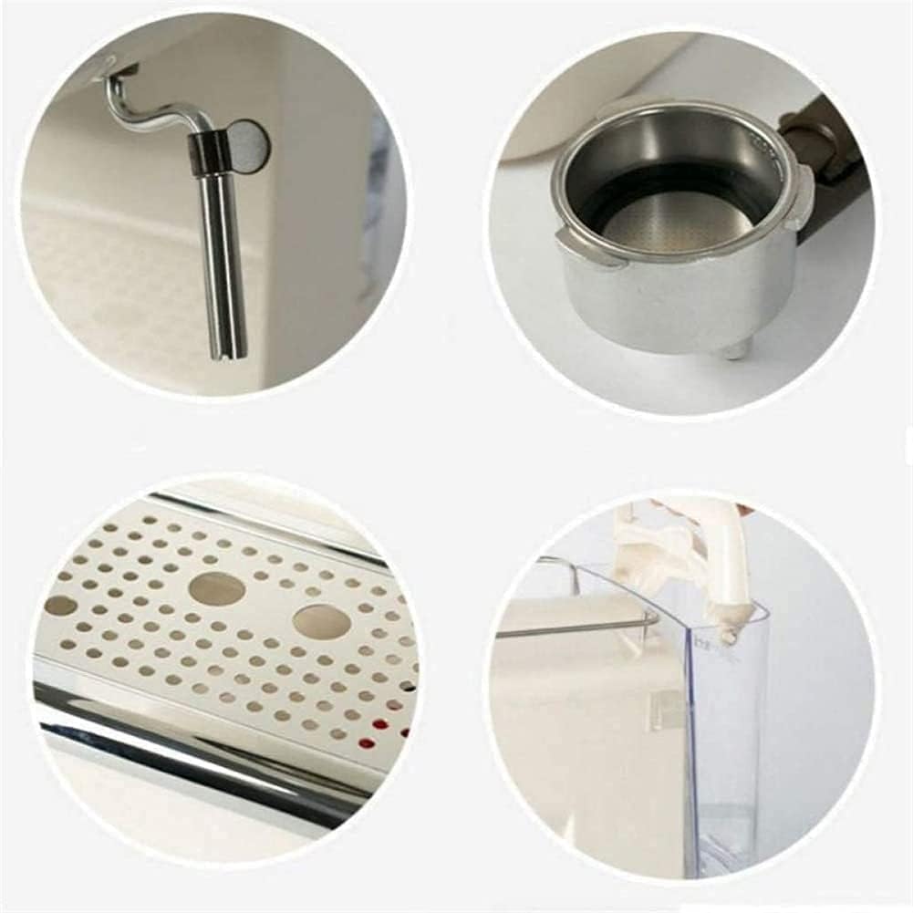 Coffee Machine Coffee Maker,household Small Stainless Semi-automatic Steam Milk Froth Machine,with Capacity Internal Storage Coffee Pot,A Wide Variety Of Hot Drinks Can Be Made, 20240312
