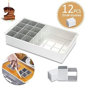 TaimeiMao Aluminium Backformen,Zahlen Backform,Buchstaben Kuchenform,Number Cake Backform Verstellbar Antihaft fÃ¼r DIY Backen Formen Set,fÃ¼r Jahrestag,Hochzeit,Geburtstag,Kuchen,Ausstechformen