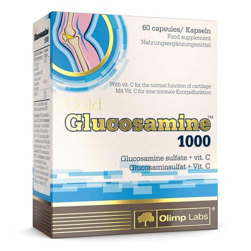 Olimp Labs Glucosamine 1000-60 Kapseln - Nahrungsergänzungsmittel in Kapselform mit Glucosaminsulfat & Vitamin C
