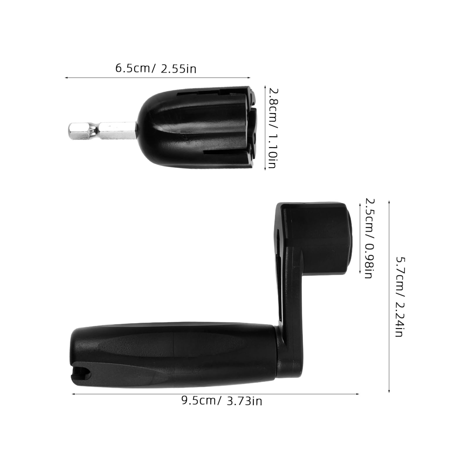 ERINGOGO 1Set Electric Guitar String Winder Tool with Manual Handle Efficient String Changing Supply for Guitar and Bass Connection Multi Instrument Compatibility