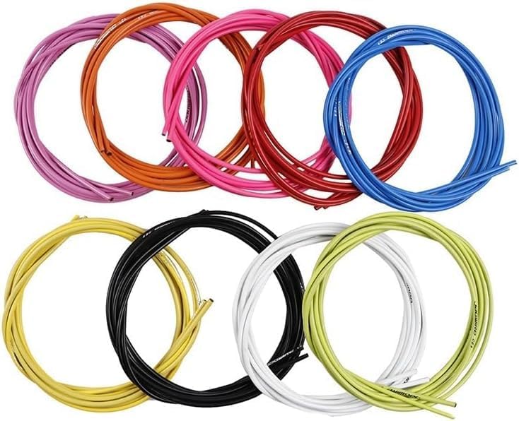 Brake Cable,Bike Brake Cable Universal MTB Brake/Shift Cable&housing Group Sets for Road Bike Bicycle Shift Gear Derailleur/Brake Kits Wire Tube Line Hose, 1set Yellow
