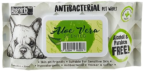 Absolute HolisticAbsorb Plus Antibacterial Pet Wipes Aloe Vera (B07HNRMSPB) Amazon Price History, Amazon Price Tracker