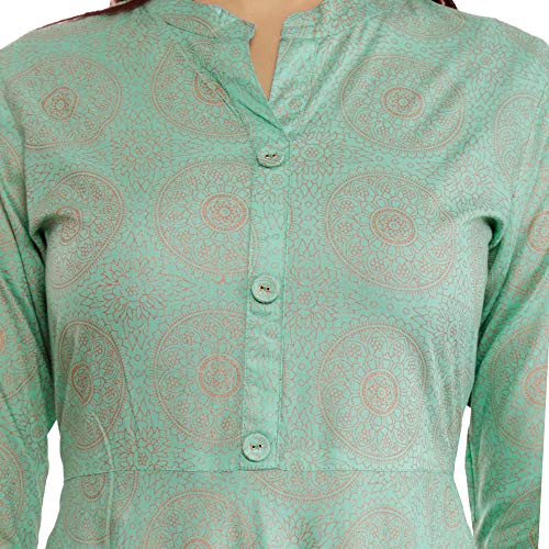Image of Asean Women's Rayon Anarkali Kurta