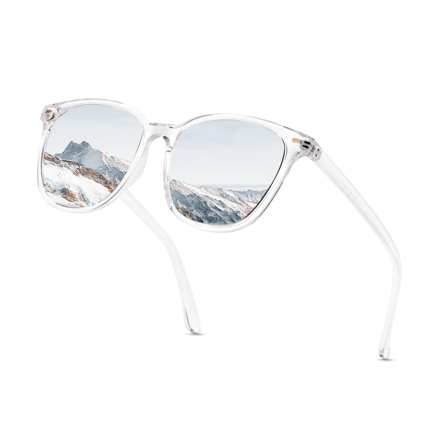 Myiaur Polarisierte Sonnenbrillen Damen Groß, UV400 Schutz Brille | Klassische, Verspiegelte Sonnenbrille, für Autofahren & Outdoor