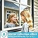 Coavas One Way Window Privacy Film, Reflective Window Tint for Home See Out Not in, Sun Blocking Anti UV Static Cling Glass Windows Door Coverings for Winter, 17.5x78.7 Inch