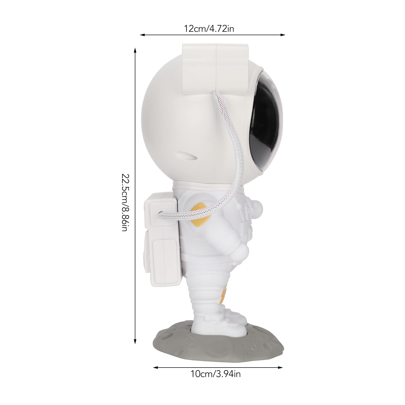 Star Projector Night Lights, Astronaut Star Projector Light Kids Room Decor Proyector de Luz con Control Remoto, 8 Efectos de Proyección, Ajuste de 360°, Regalos para Niños Y