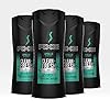 AXE Body Wash Apollo 4 Count for Long Lasting Freshness Sage & Cedarwood Men's Body Wash with Odor-Busting Prebiotics 16 oz