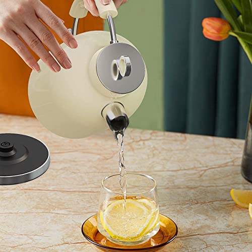 ASCOT Electric Kettle, Stainless Steel Electric Tea Kettle Gifts for Men/Women/Family 1.6L 1500W