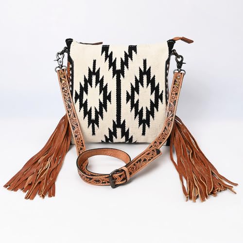 American Darling Messenger Hand Tooled Saddle Blanket Genuine Leather Women Bag Western Handbag Purse4