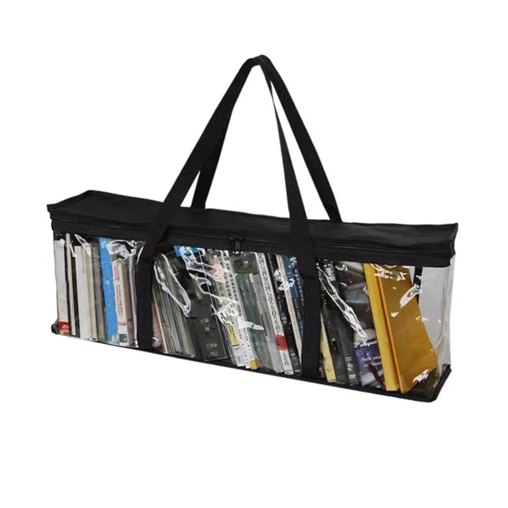 Portaoggetti per Dvd CD Disc Fumetti File Giocattolo Maniglia per Vestiti Organizzatore Grande per Armadietto di Casa Organizzazione Durevole 61x15x21 cm