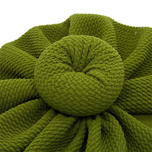 TSWRK 5 STKS Baby Meisjes Hoofdbanden Pasgeboren Baby Hoed Leuke Baby Hoofdwraps Haarband Meisje Zachte Tulband Knoop… - Image 4