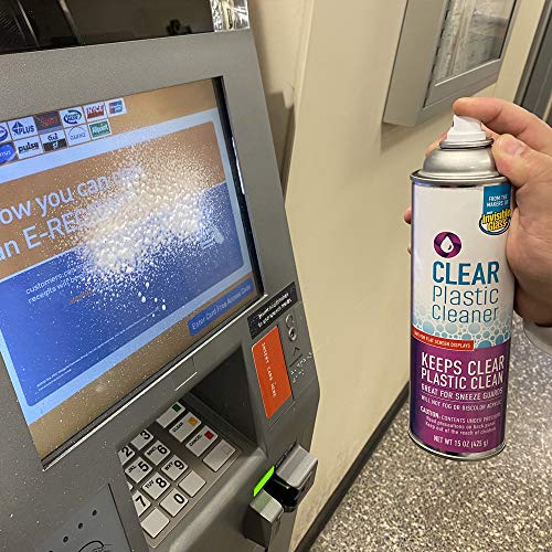 Image of Invisible Glass 91014 Clear Plastic Cleaner - Cleans and Protects Plastic on Electronics, Appliances, Eyewear, Cars, Trucks, RVs, Boats & More, Helps Prevent Fog and Static - 19 oz