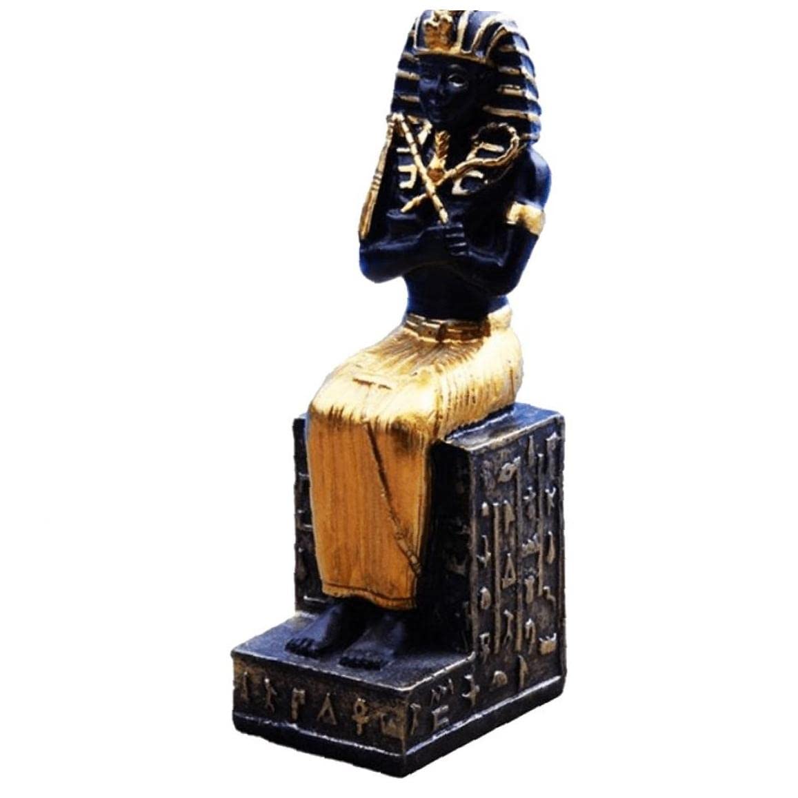 Danlai Ancient Egyptian Pharaoh Figurine Home Office Decor Collectible Artware