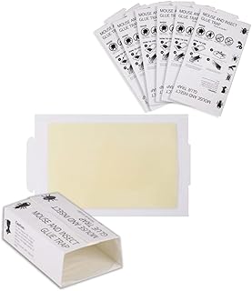 Pest Large Sticky Pad Trap, Multi-Use Pest Glue Board Trap, Extra Strong Large Invertebrates Glue Traps, Extra Strength Glue Sticky Board Traps for Home Garden and Office Use (Pack of 6)