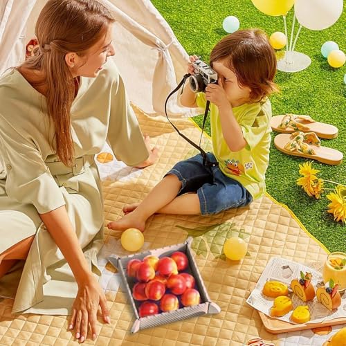 Bandeja plegable de silicona multiusos y antideslizante para ollas calientes en camping 3